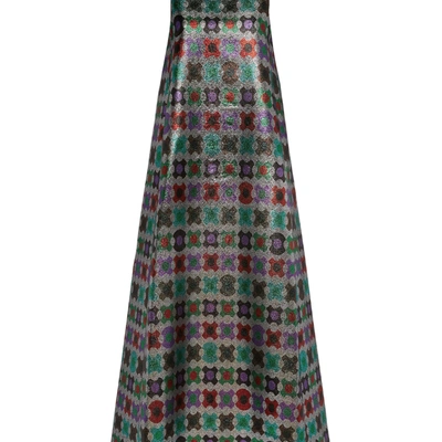 La Doublej Juno Geometric-print Dress In Groovy Dot
