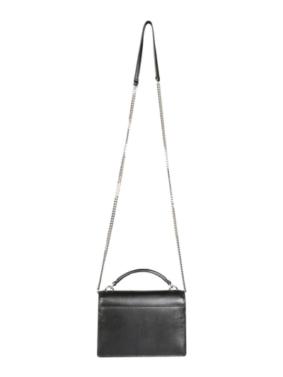 Shop Saint Laurent Mini Sunset Shoulder Bag In Black