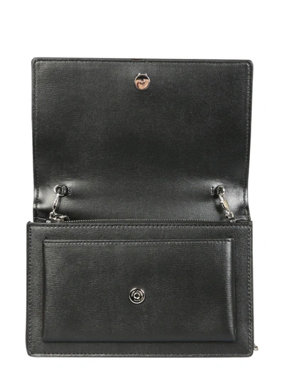 Shop Saint Laurent Mini Sunset Shoulder Bag In Black