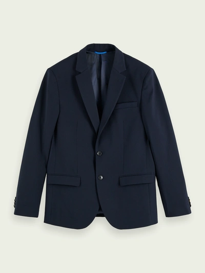 Shop Scotch & Soda Classic Single-breasted Blazer In Black