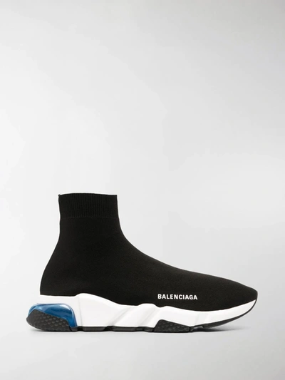 Balenciaga Speed Clearsole Sneakers In Black | ModeSens