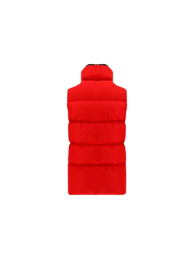 Shop Dsquared2 Men's Red Polyamide Vest