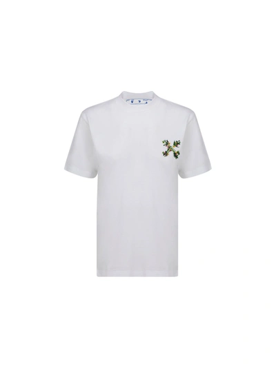 Shop Off-white Women's White Cotton T-shirt