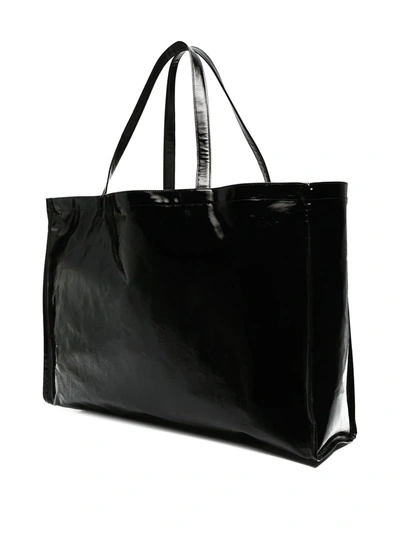 Shop Acne Studios Oversized Tote Bag In Black