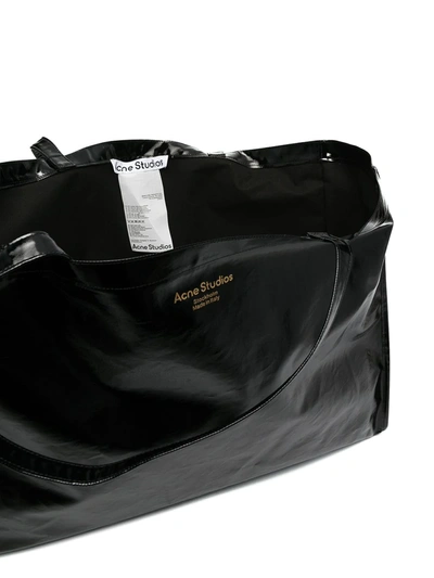 Shop Acne Studios Oversized Tote Bag In Black