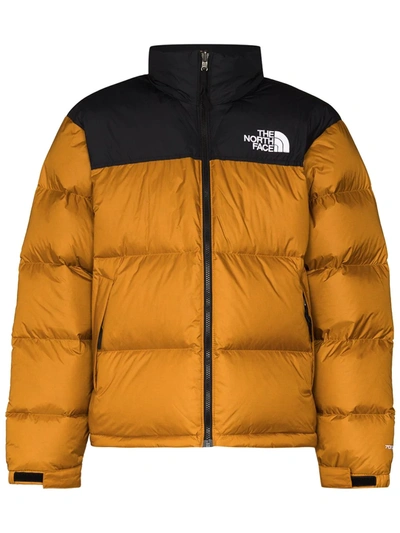 Shop The North Face 1996 Retro Zip-up Puffer Jacket In Yellow