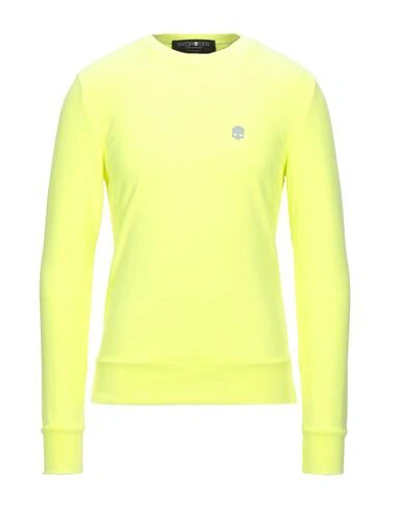 Shop Hydrogen Sweatshirts In Yellow