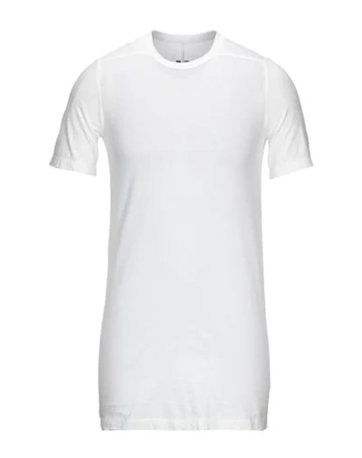 Shop Rick Owens T-shirts In White