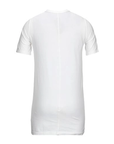 Shop Rick Owens T-shirts In White