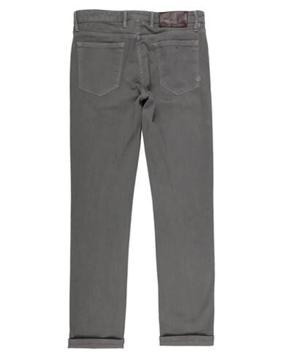 Shop Pt Torino Man Pants Lead Size 30 Cotton, Elastane In Grey