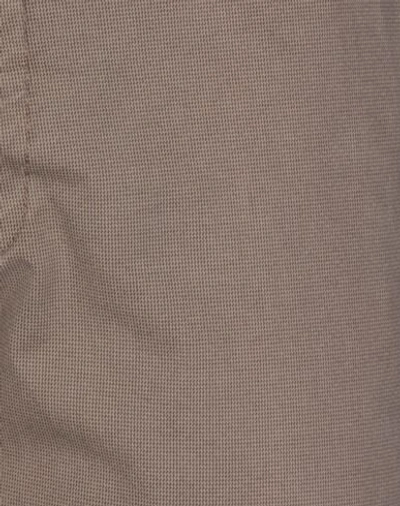 Shop Berwich Man Pants Khaki Size 30 Cotton, Elastane In Beige