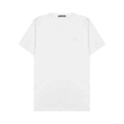 Shop Acne Studios Nash Face White Cotton T-shirt