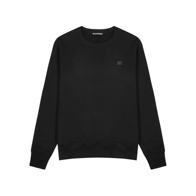 Shop Acne Studios Fairview Black Cotton Sweatshirt