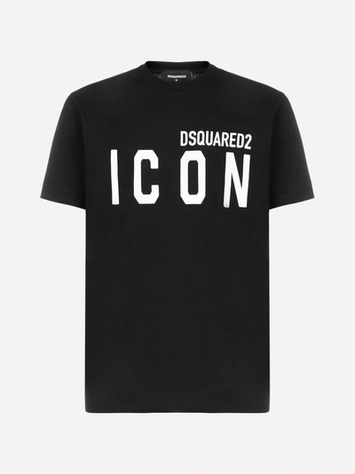 Shop Dsquared2 T-shirt In Cotone Con Logo Icon