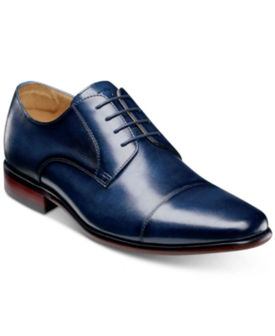 Shop Florsheim Angelo Cap-toe Oxfords Men's Shoes In Navy