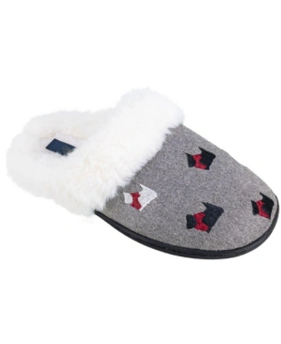 Shop Rachel Roy Women's Scottie Dog Scuff Slipper In Light Or Pastel Gray