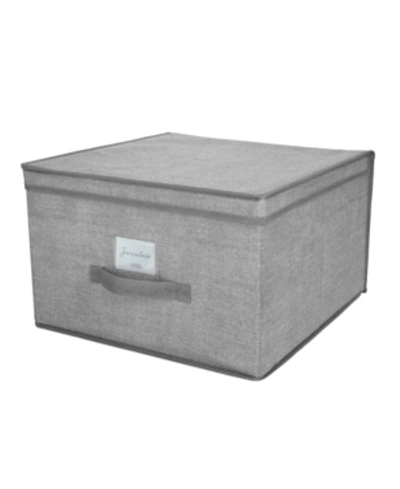 Shop Simplify Jumbo Storage Box In Gray