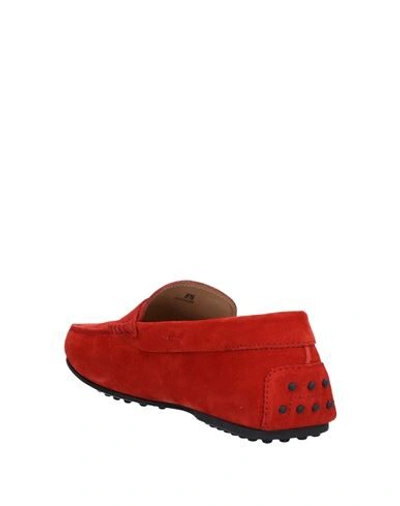 Shop Tod's Loafers In Red