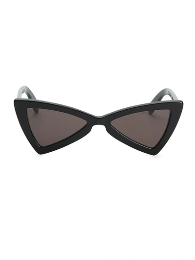 Shop Saint Laurent Women's Sl 207 53mm Jerry Cat-eye Sunglasses In Black