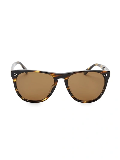 Shop Oliver Peoples Women's Daddy B 58mm Round Sunglasses In Brown