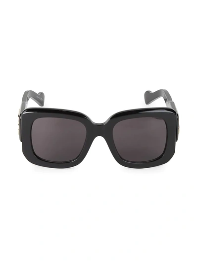 Shop Balenciaga 53mm Square Sunglasses In Black