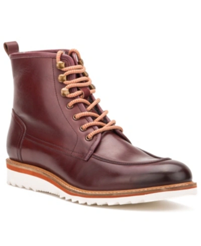 Shop Vintage Foundry Co Men's Jimara Lace-up Boots In Burgundy