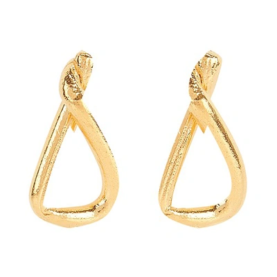 Shop Alighieri The Trembling Bough Studs In Gold