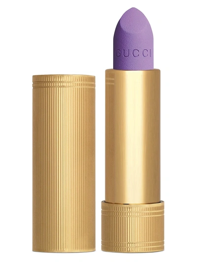 Shop Gucci Women's Rouges À Lèvres Mat Lipstick In Purple
