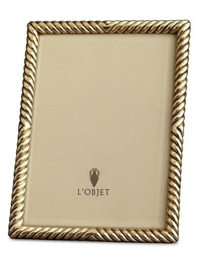 Shop L'objet Gold Deco Twist Frame In Size 8 X 10