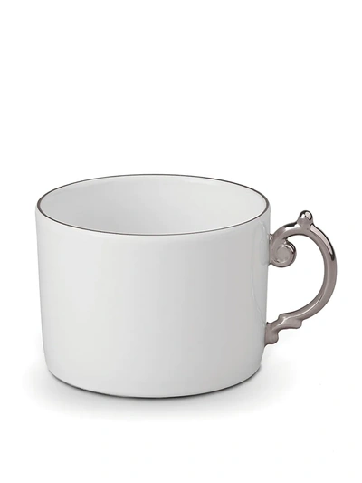Shop L'objet Aegean Platinum And Porcelain Teacup