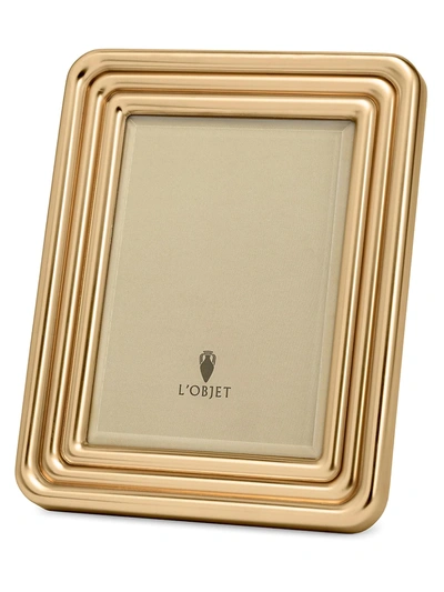 Shop L'objet Concorde Metallic Picture Frame In Size 5 X 7