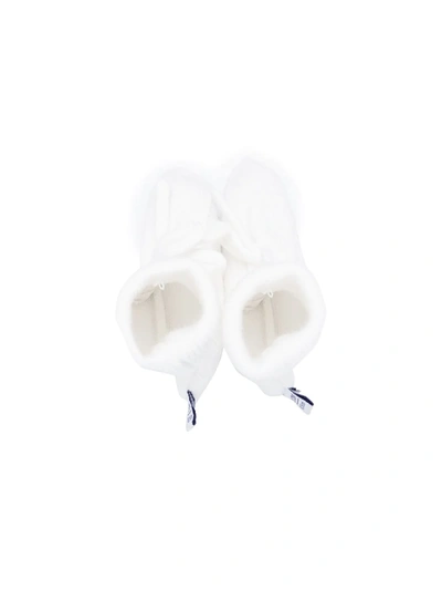 Shop Absorba Knitted Crib Shoes In White