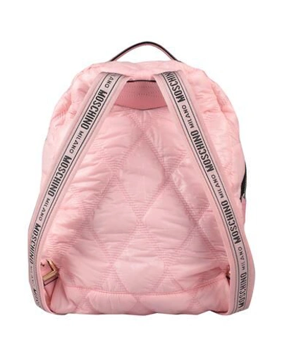 Shop Moschino Backpacks & Fanny Packs In Pink