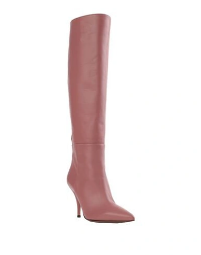 Shop L'autre Chose L' Autre Chose Woman Knee Boots Pastel Pink Size 8 Soft Leather