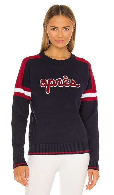 Shop Alp N Rock Apres Ski Sweater In Deep Ocean