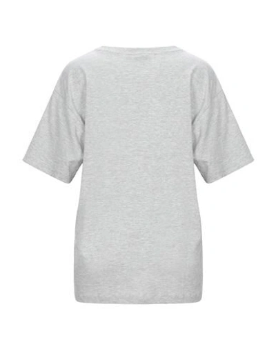 Shop Fila Woman T-shirt Light Grey Size Xs Cotton