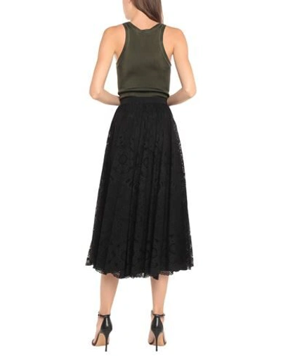 Shop Red Valentino Woman Midi Skirt Black Size 4 Polyester