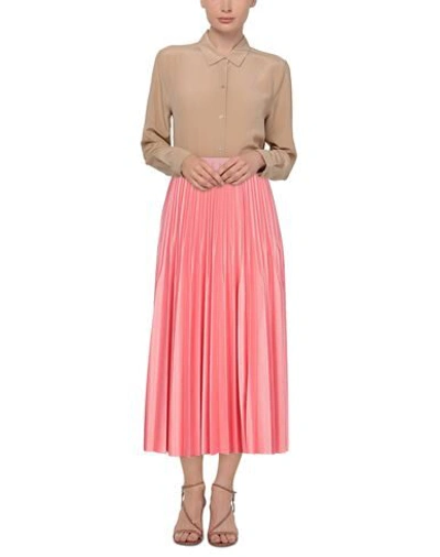 Shop Givenchy 3/4 Length Skirts In Pink