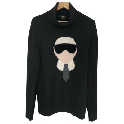 Pre-owned Fendi Black Wool Knitwear & Sweatshirts