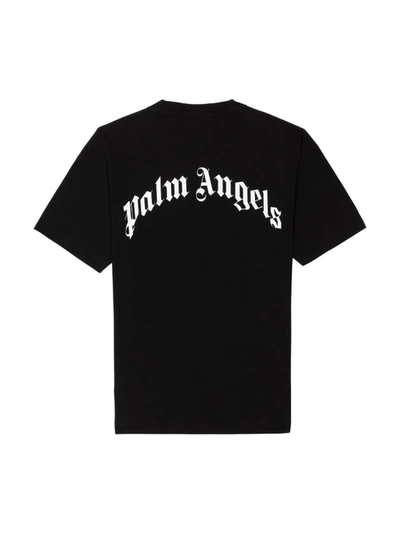 Shop Palm Angels Bear Cotton T-shirt In Black