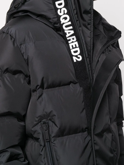 Shop Dsquared2 Down Padded Jacket In Black