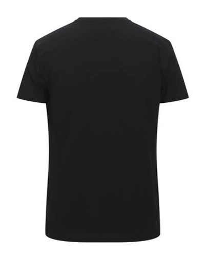 Shop Bikkembergs Man T-shirt Black Size S Cotton, Elastane