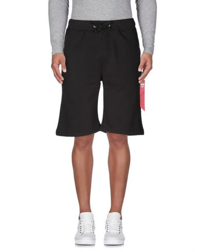 Alpha Industries Bermudas In Black