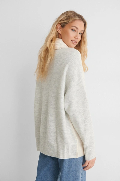Shop Mango Taldorac Sweater - Beige In Light Beige