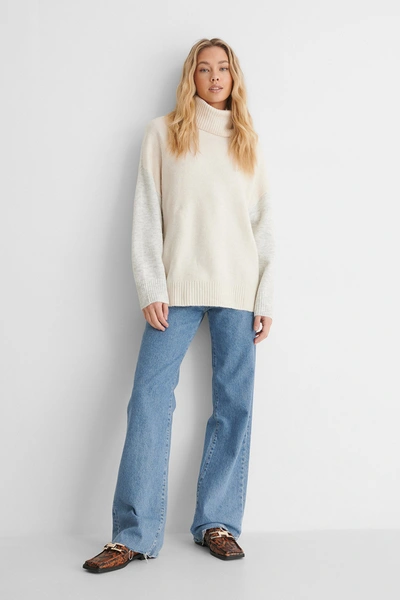 Shop Mango Taldorac Sweater - Beige In Light Beige