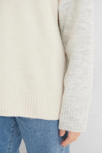 Shop Mango Taldorac Sweater - Beige In Light Beige