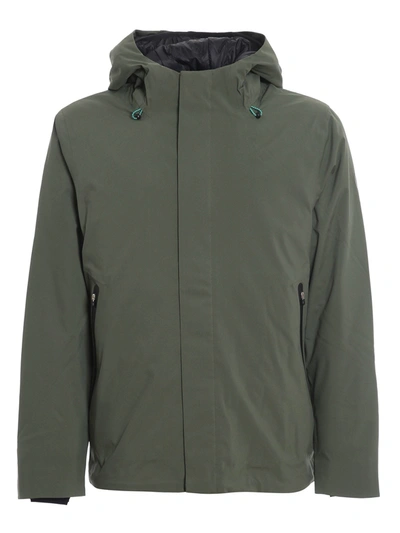 Shop Save The Duck Recycled Fabric Waterproof Jacket In Green