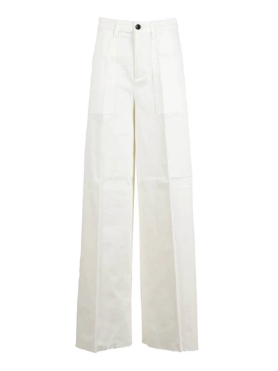 Shop Department 5 Stretch Cotton Palazzo Trousers In White