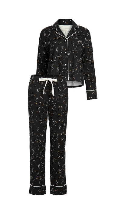 Shop Z Supply Dream State Galaxy Pj Set In Black