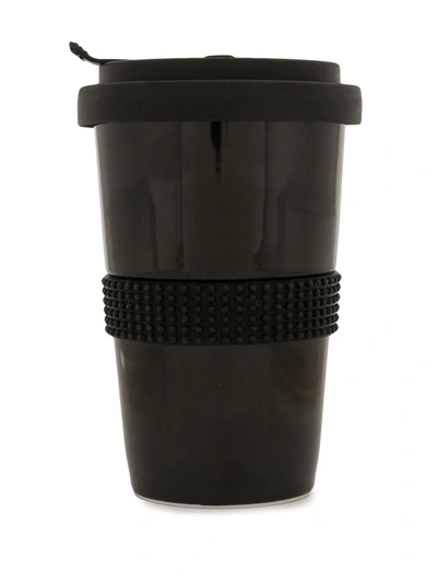 Shop Karl Lagerfeld K/ikonik Takeaway Mug In Black